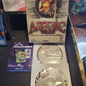 Aztec Wars PC Game. Cd Are Great To Excellent Condition.